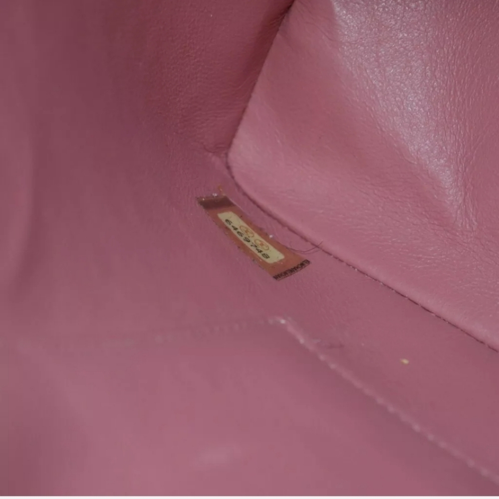 CHANEL Orange Patent Medallion Tote - Picture 9 of 10